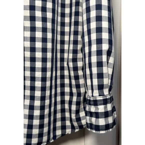 Lee Premium Quality Blue/White Check Men's XL Long Sleeve Shirt - Picture 7 of 12